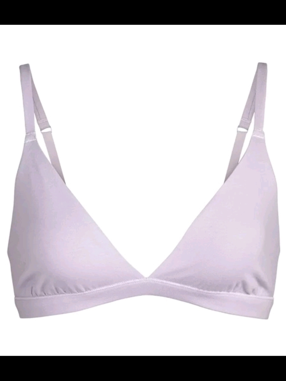 SKIMS Light Lavender Triangle Bra, Medium (C3)